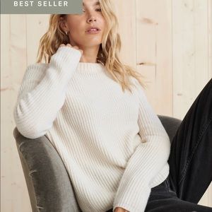 Jenni Kayne Cashmere fisherman sweater! Like new